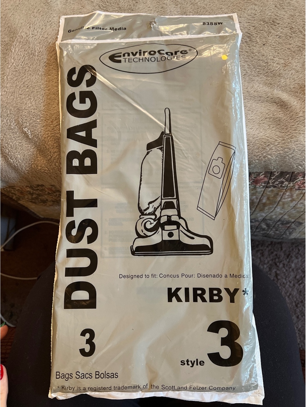 EnviroCare Technologies Genuine Filter Media Dust Bags for Kirby Vacuum Style 3
